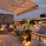 Come illuminare il balcone spendendo poco